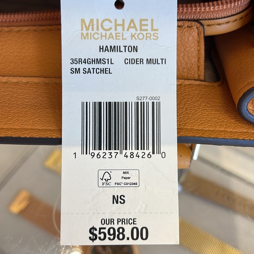 Michael Kors Hamilton Small Satchel Shoulder Crossbody Bag
Cider Multi COLOR - Picture 4 of 16